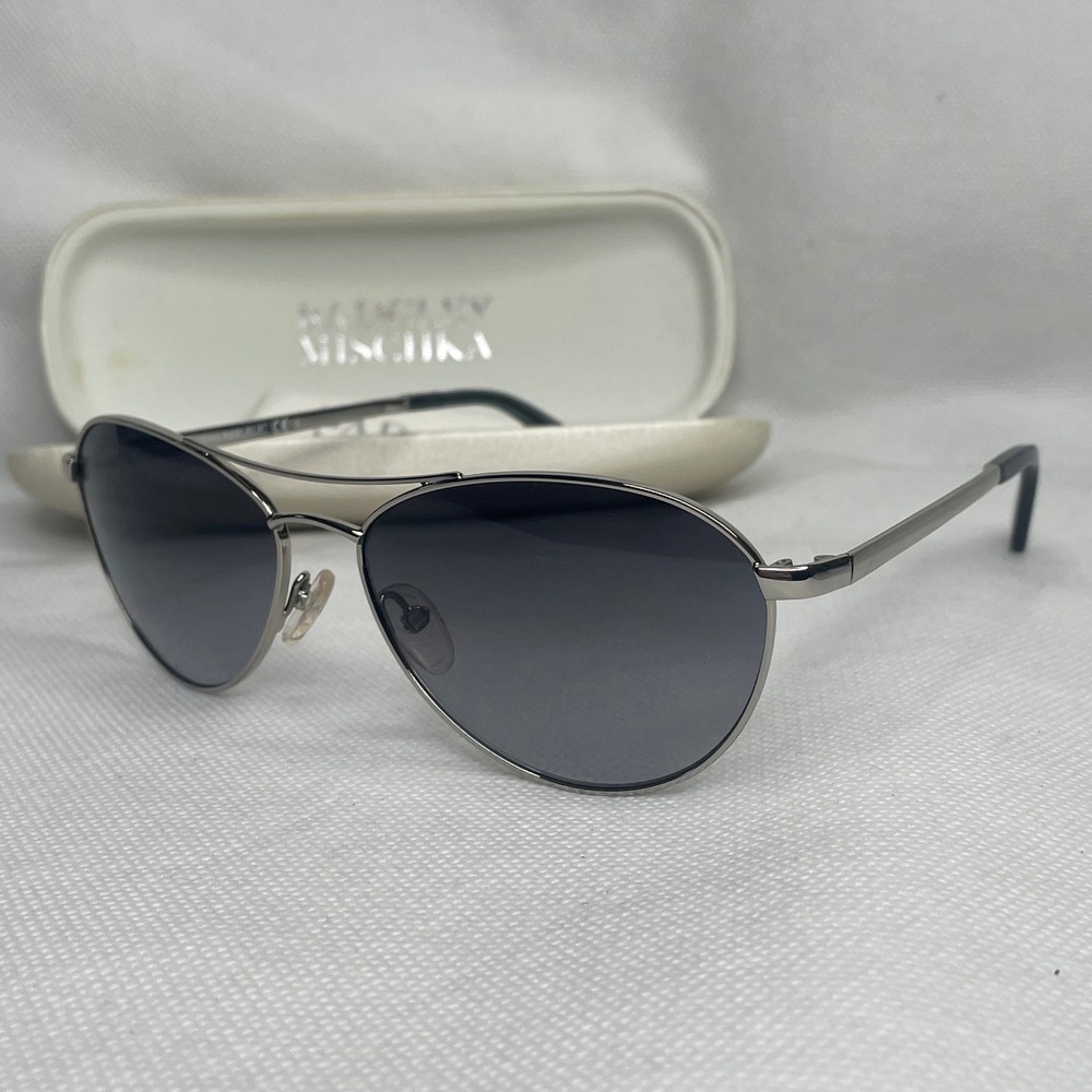 Banana Republic Chandler Sunglasses Silver Metal Aviator 06LB F8 58[]15-140